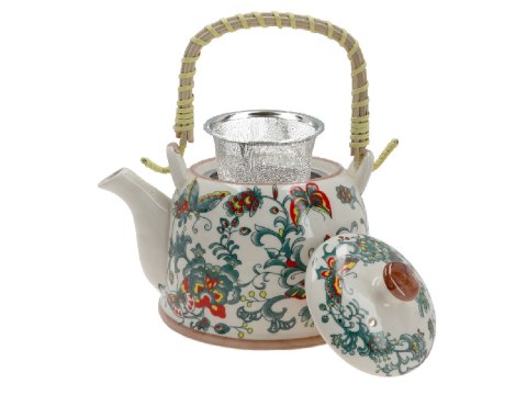 Czajnik ceramiczny z zaparzaczem