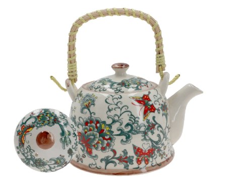 Czajnik ceramiczny z zaparzaczem