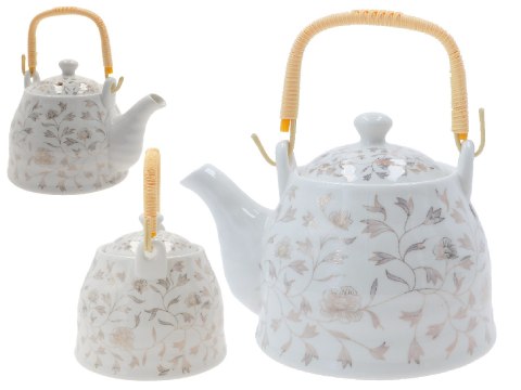 Czajnik ceramiczny z zaparzaczem