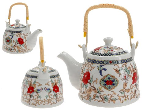 Czajnik ceramiczny z zaparzaczem