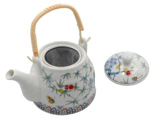 Czajnik ceramiczny z zaparzaczem