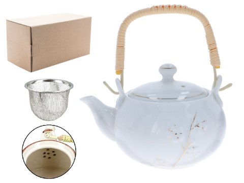 Czajnik ceramiczny z zaparzaczem