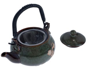 Czajnik ceramiczny z zaparzaczem