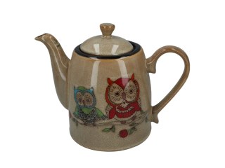 Serwis - czajnik i 6 filiżanki ze spodkami