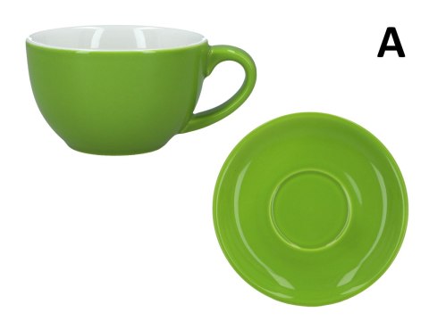 Filiżanka ze spodkiem (mix kolorów 1 z 6 do wyboru)