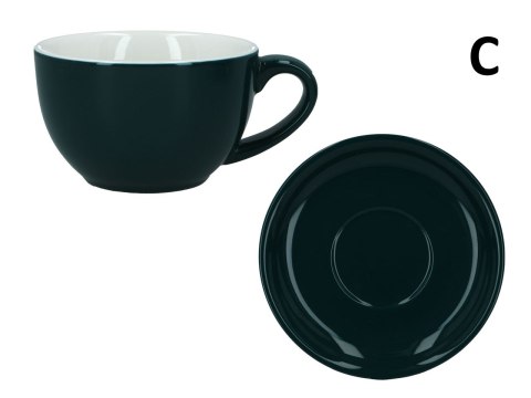 Filiżanka ze spodkiem (mix kolorów 1 z 6 do wyboru)