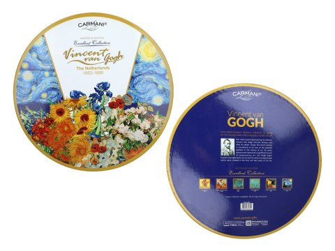 Kpl. 6 filiżanek w okrągłym pudełku - V. van Gogh (CARMANI)