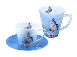 Kpl. filiżanka i kubek - L. Lozano, Kwiaty (CARMANI)