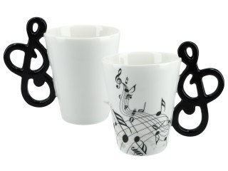 Kubek muzyczny - klucz wiolinowy