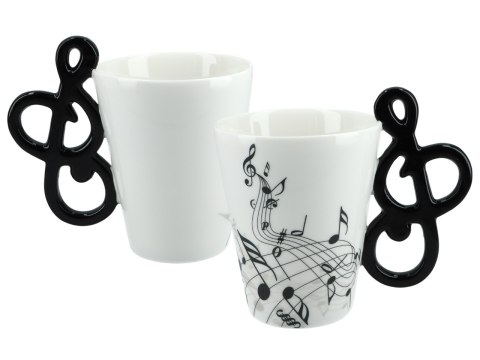 Kubek muzyczny - klucz wiolinowy