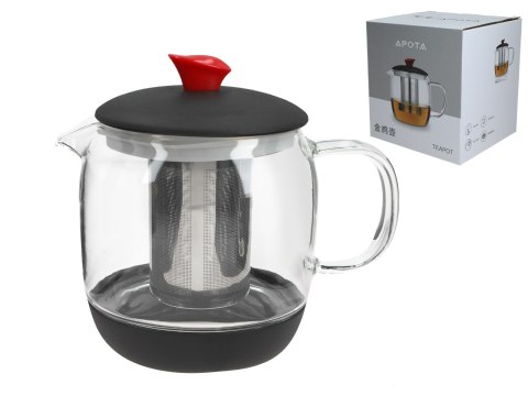 Czajnik szklany z zaparzaczem