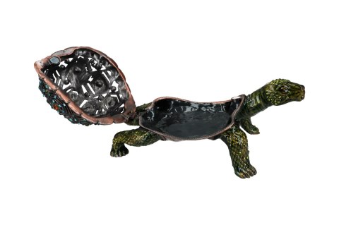 Kasetka metalowa, ażurowa - żółw