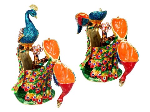 Kasetka metalowa - pawie