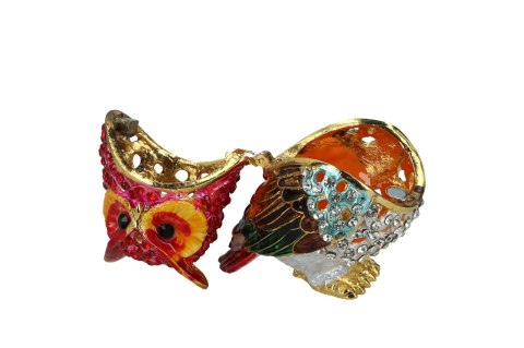 Kasetka metalowa - sowa