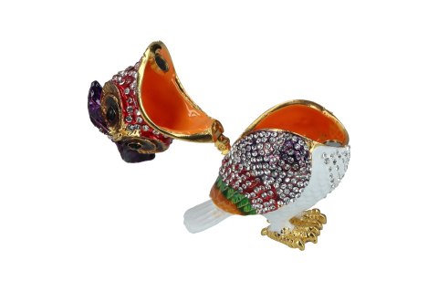 Kasetka metalowa - sowa