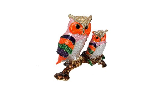 Kasetka metalowa - sowa