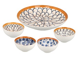 Kpl. 4 miseczek + talerz