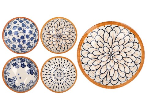 Kpl. 4 miseczek + talerz