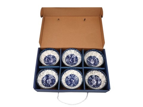 Kpl. 6 miseczek z pałeczkami