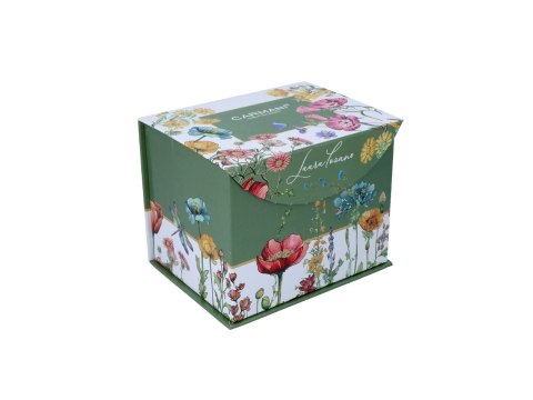 Kubek beczka z przykrywką - Kwiaty polne (CARMANI)