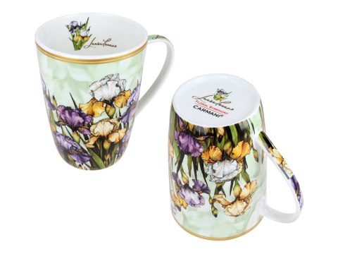 Kubek z sitkiem i przykrywką - L. Lozano, Irysy (CARMANI)