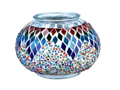 Lampa stołowa - klosz pojedynczy, wielokolorowy