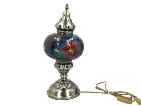 Lampa stołowa - klosz pojedynczy, wielokolorowy