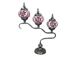 Lampa stołowa - klosz pojedynczy, wielokolorowy