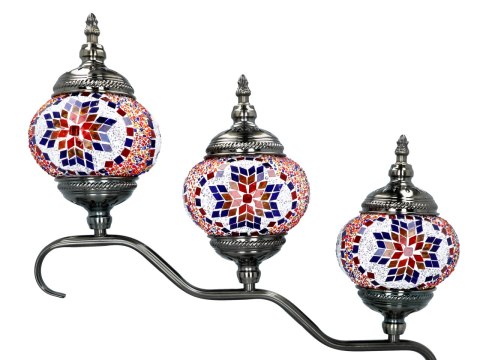 Lampa stołowa - klosz pojedynczy, wielokolorowy