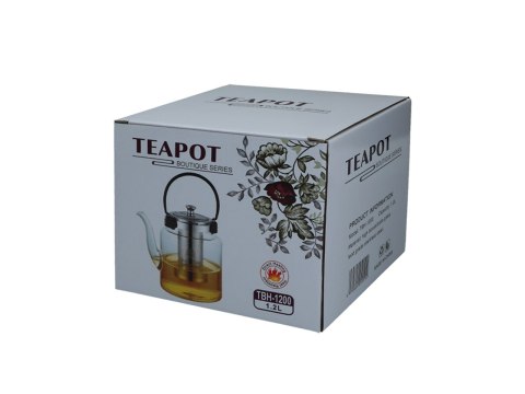 Czajnik szklany z sitkiem