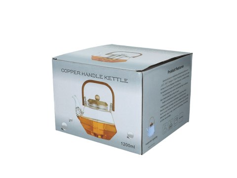 Czajnik szklany z sitkiem