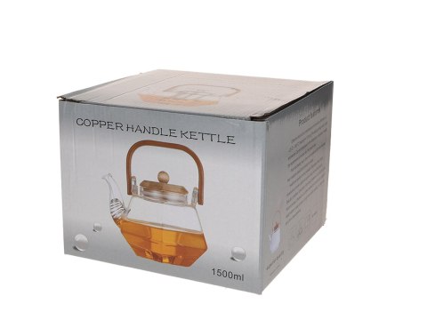 Czajnik szklany z sitkiem