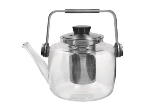 Czajnik szklany z zaparzaczem