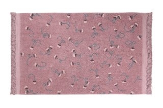 Lorena Canals Dywan bawełniany English Garden Ash Rose 140 x 210 cm