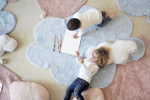 Lorena Canals Dywan bawełniany PUFFY Dream Blue CHMURKA 110 x 170 cm