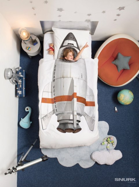 Lorena Canals Dywan bawełniany PUFFY Dream Blue CHMURKA 110 x 170 cm