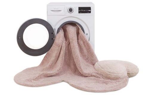 Lorena Canals Dywan bawełniany PUFFY Love Nude SERCE 160 x 180 cm