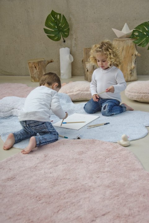 Lorena Canals Dywan bawełniany PUFFY Love Nude SERCE 160 x 180 cm