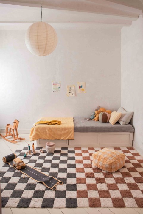 Dywan bawełniany Kitchen Tiles Toffee 140x200 cm Lorena Canals