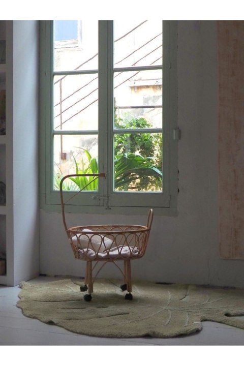 Dywan bawełniany Monstera Olive 200x285 cm Maxi Rugs Lorena Canals