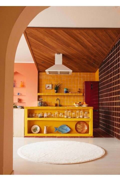 Wełniany dywan Ø 180 cm, Rond Natural, Lorena Canals