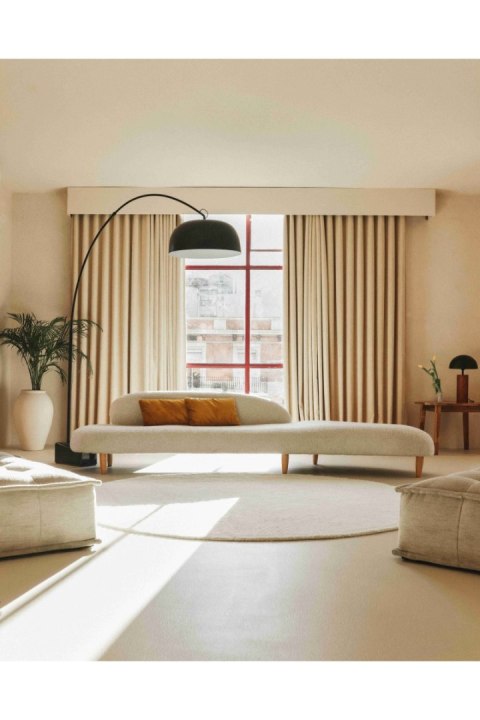 Wełniany dywan Ø 180 cm, Rond Natural, Lorena Canals