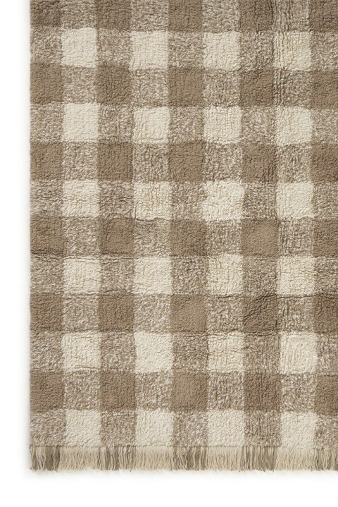 Dywan Bawełniany Vichy Marron 150 × 180 cm, Swan Lake, Lorena Canals