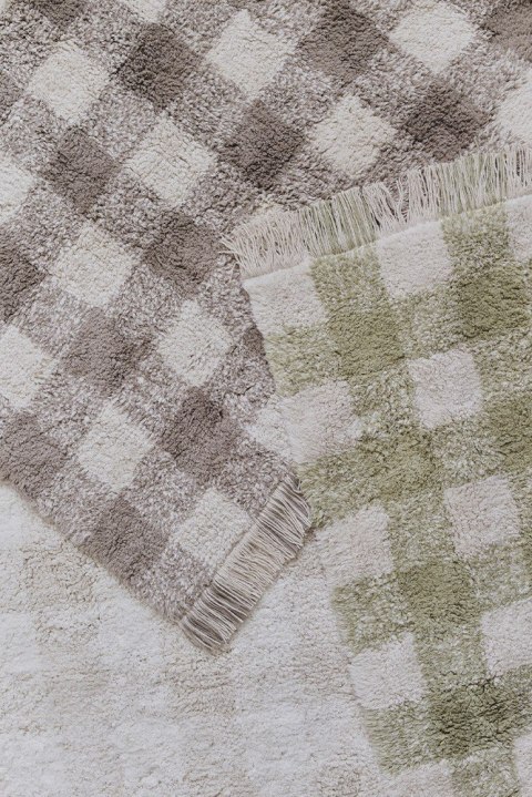 Dywan Bawełniany Vichy Matcha 150 × 180 cm, Swan Lake, Lorena Canals