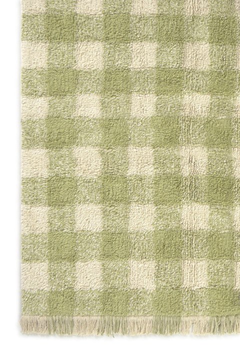 Dywan Bawełniany Vichy Matcha 150 × 180 cm, Swan Lake, Lorena Canals