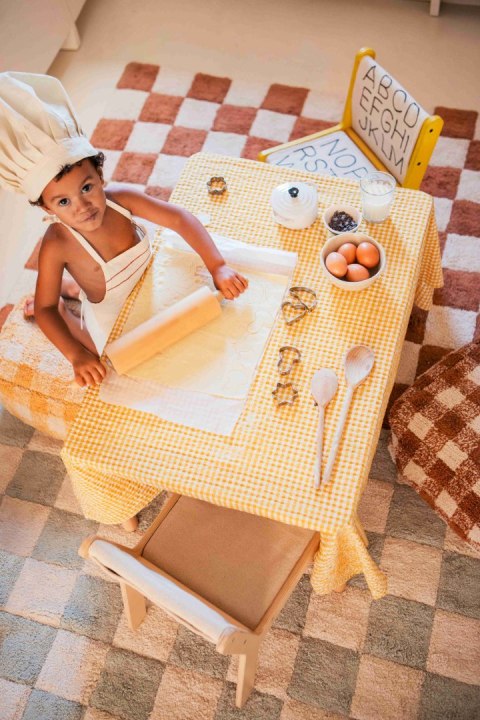 Dywan bawełniany Kitchen Tiles Toffee 90x130 cm Lorena Canals