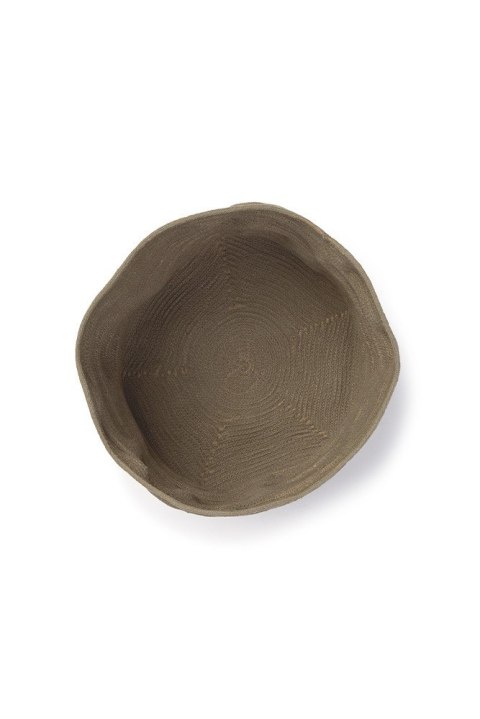 Kosz Mały Bawełniany Stonewashed Tall Soil Brown