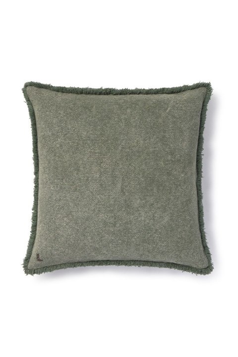 Poduszka Bawełniana Kwadratowa Stonewashed Duck Green