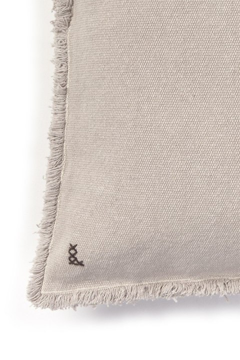 Poduszka Bawełniana Kwadratowa Stonewashed New Grey