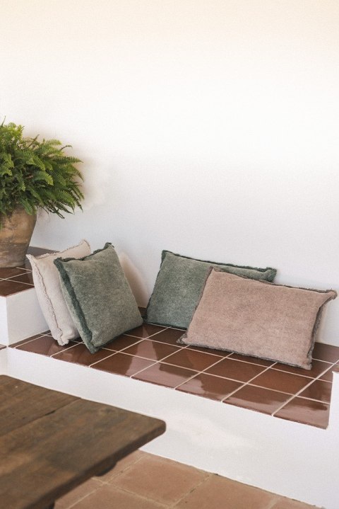 Poduszka Bawełniana Prostokątna Stonewashed Soil Brown